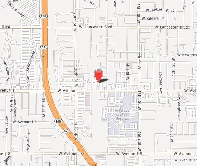 Location Map: 1739 W Avenue J Lancaster, CA 93534